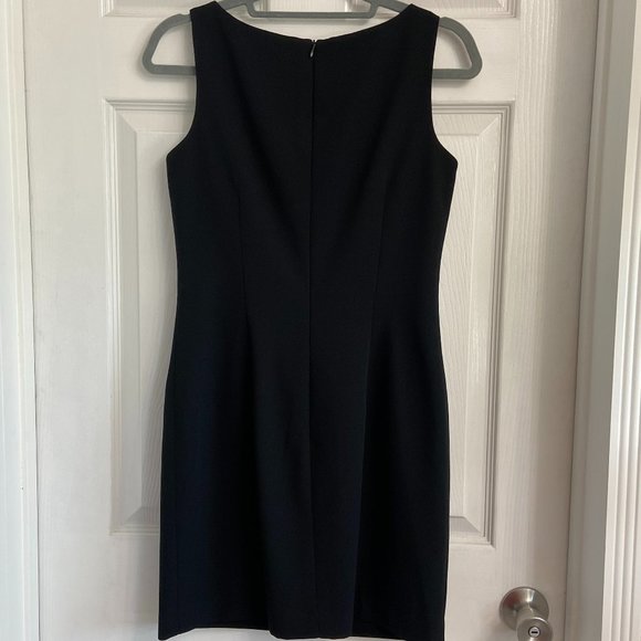 Laundry by Shelli Segal Sleeveless Sheath Dress Size 6 Black Career Office - Picture 4 of 8